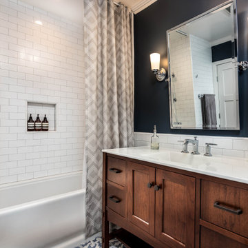 Modern Interior With Bathroom Remodel